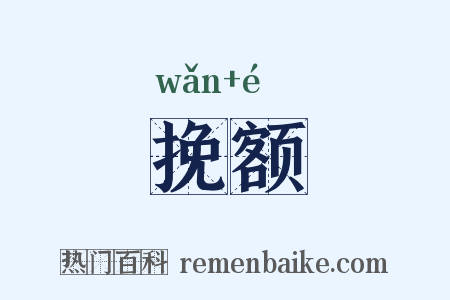 挽额是什么意思的图片